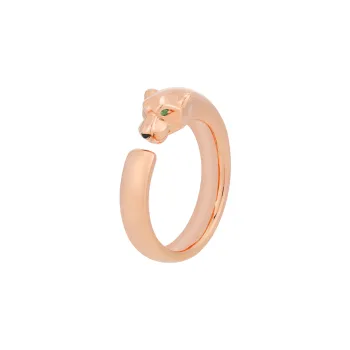 CARTIER 18K Rose Gold Rings Unisex Rose Gold