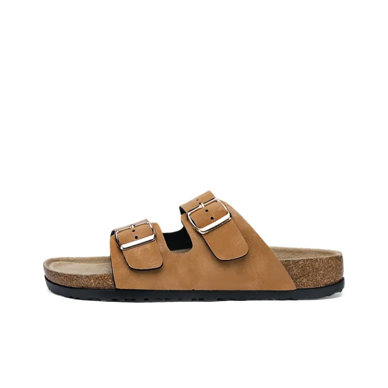 BOREE Slide Slippers Unisex Brown-0