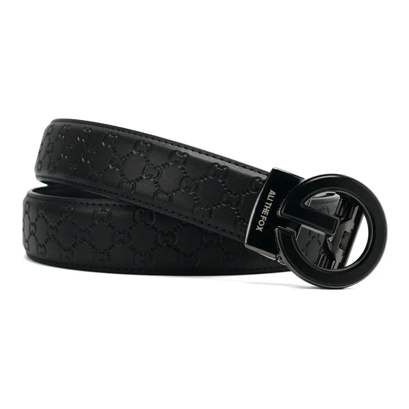 ALI THE FOX Cow Leather Belts Unisex 3.5CM-2