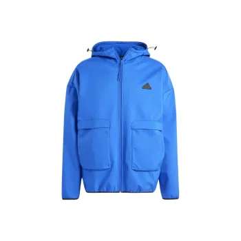 Adidas Jackets & Coats Men's Semi Transparent Blue