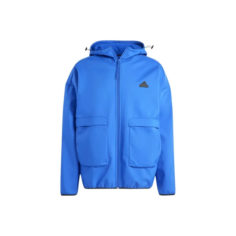 Adidas Jackets & Coats Men's Semi Transparent Blue-0