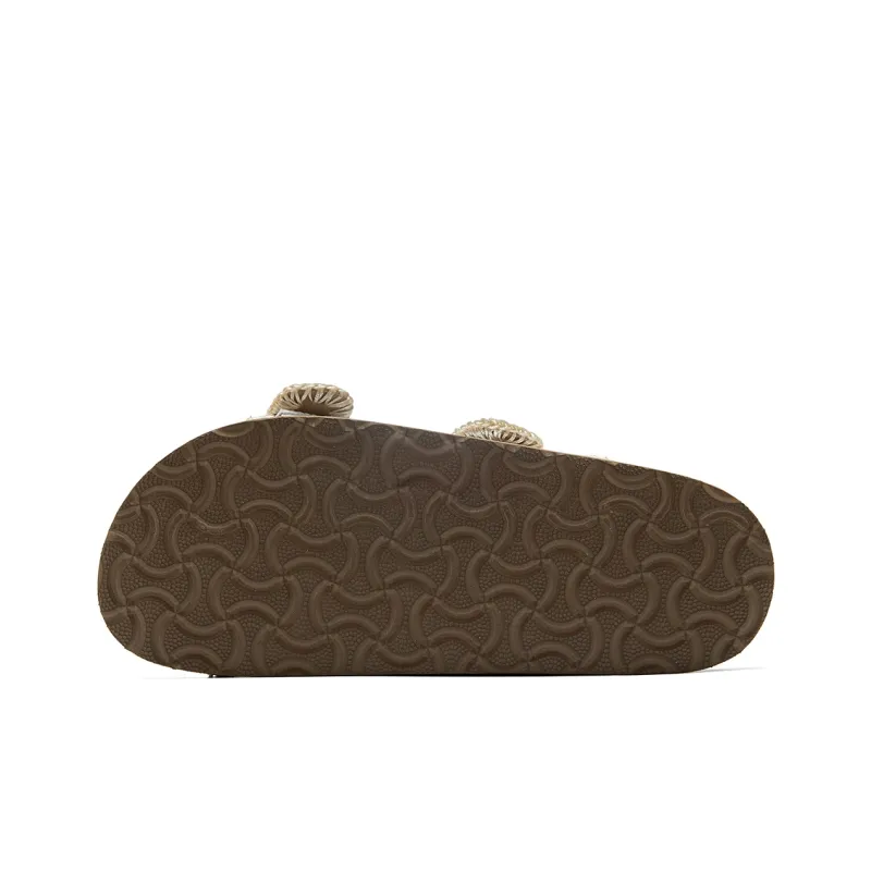 La Chapelle Abrasion Resistant Slide Slippers Women's Silver-5
