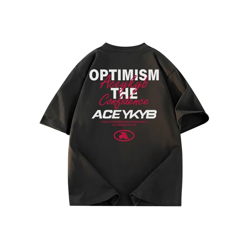 YK&YB Short Sleeved T Shirts Unisex-10