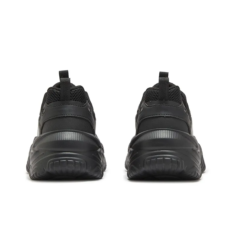 361° Slip Resistant, Abrasion Resistant, Breathable Low Top Casual Shoes Women's Black Smoke Gray-3