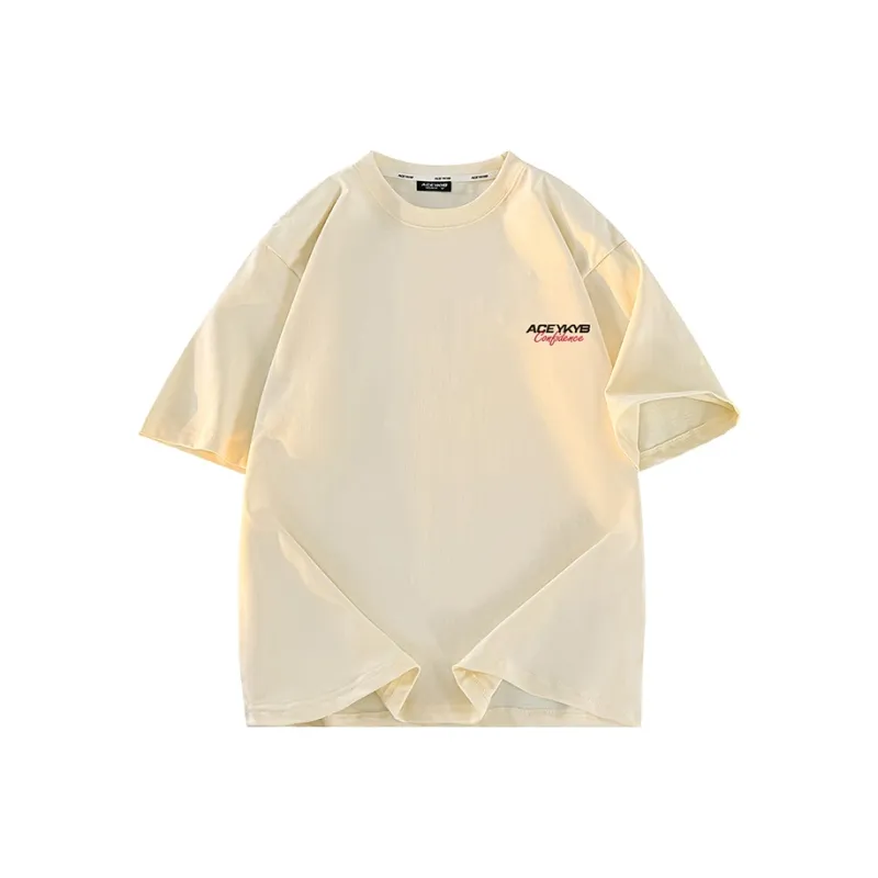 YK&YB Short Sleeved T Shirts Unisex-16