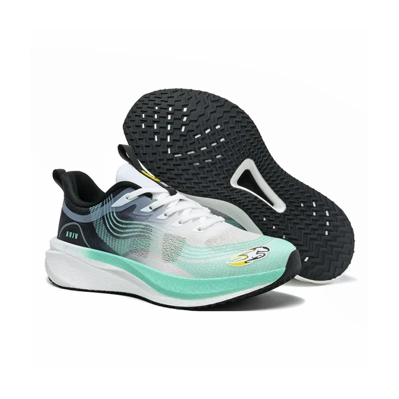AVJV Running Shoes Men Low Top Black-2