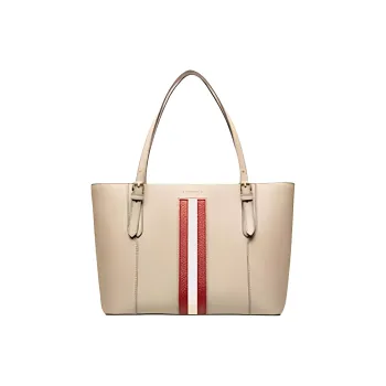 BALLY Cow Leather Tote Bag, Shopping Bag, Handbag, Shoulder Bag Regular Women's Wheat