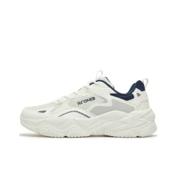 361° Slip Resistant, Abrasion Resistant, Breathable Low Top Casual Shoes Men's White Blue