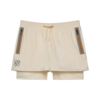 On LOEWE Co Branded Edition Sports Shorts Women's Beige Yellow