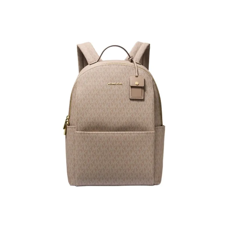 MICHAEL KORS Coated Canvas Backpack Tubas Women's Light Brown-0