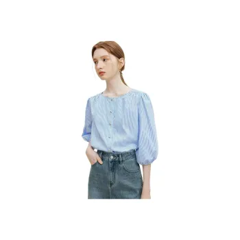 FANSILANEN Shirts Women's Blue Stripes
