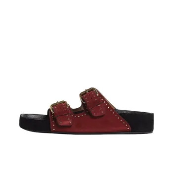 ISABEL MARANT Slip Resistant Slide Slippers Women's Red