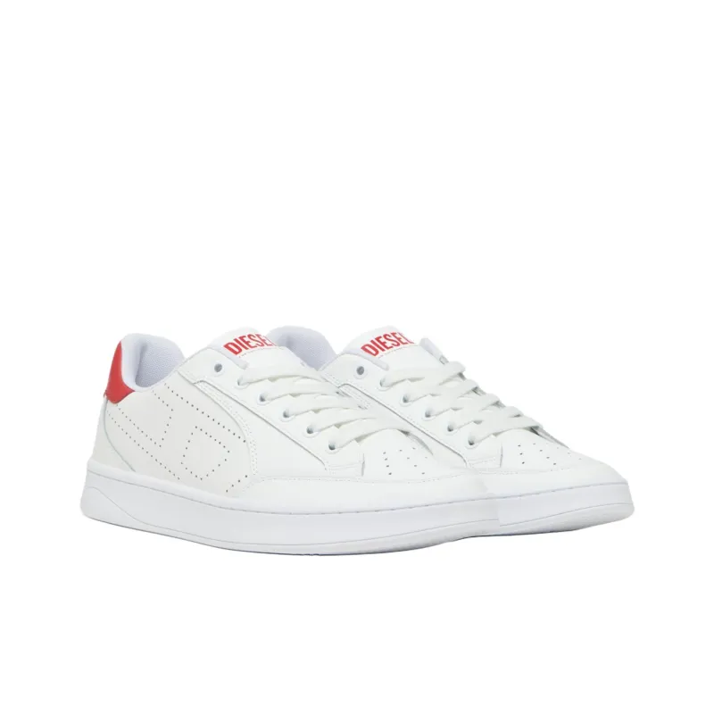 DIESEL S Dakota Low Top Skateboard Shoes Men's White-2