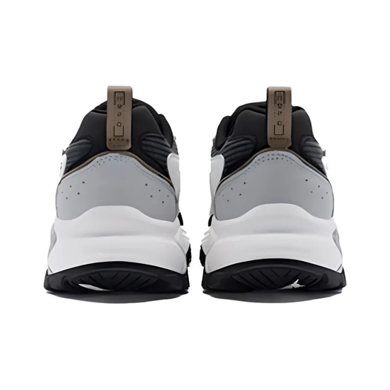 XTEP Cushioning Low-Top Casual Shoes Men's White Gray Black-3