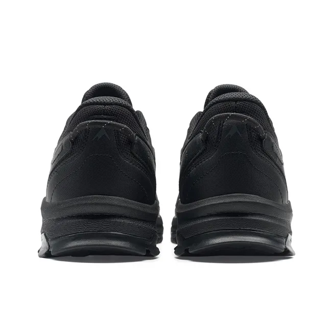 XTEP Shock Absorbers With Slip Resistant And Abrasion Resistant Properties Low Top Hiking Shoes Men's Black Silver-4