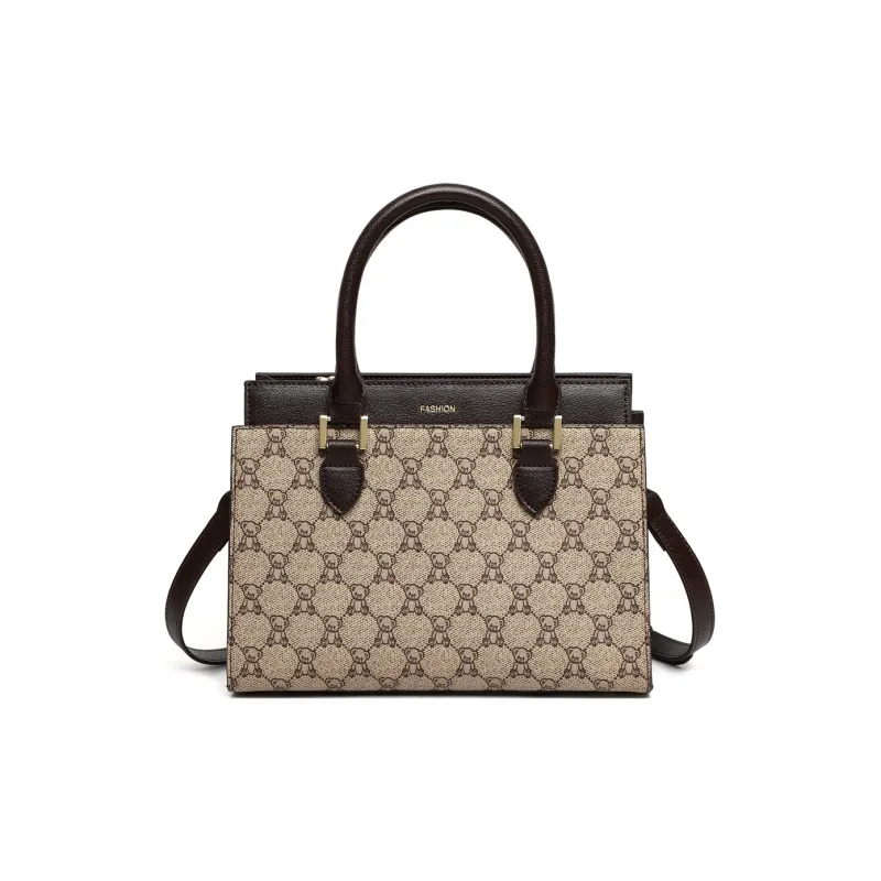 COMELY Synthetic Leather Shoulder Bag, Crossbody Bag, Handbag Regular Women's Coffee-17