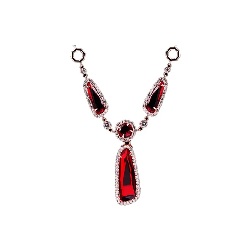 IDEE CREATIVE IDEA FOR YOU Faux Gemstone Necklaces Women's-6