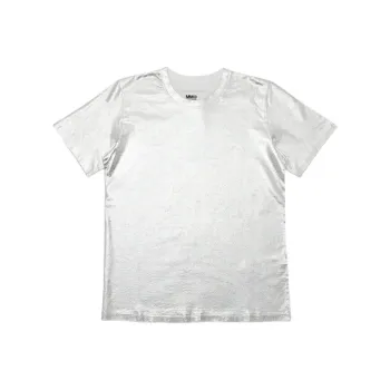 MM6 Maison Margiela T Shirt Women's Silver White