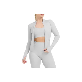ONER ACTIVE Yoga Coat Women's Light Gray