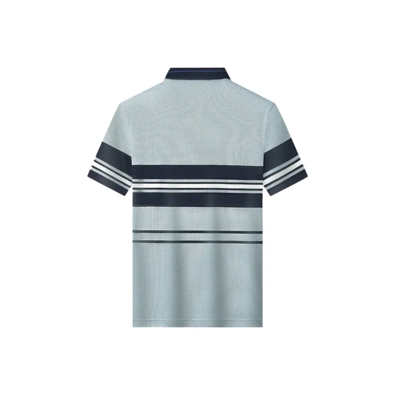 Loz Polo Shirts Men Blue Stripes-1