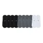 4 Black+4 Medium Gray+2 White