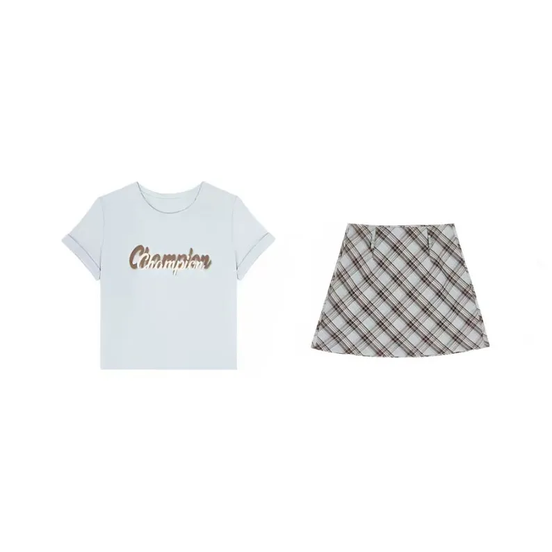 PUREIDOL Two Piece Skirt Sets Women's-0