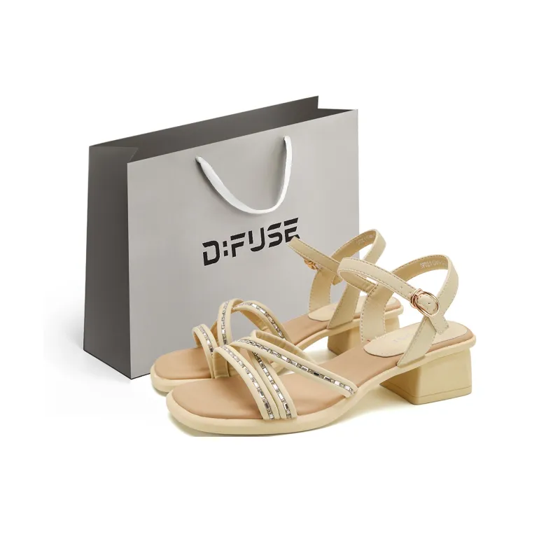 D FUSE SCANDINAVIA One Strap Sandals Women's-0