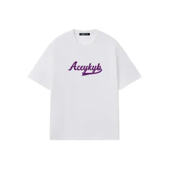 YK&YB T Shirts Unisex White