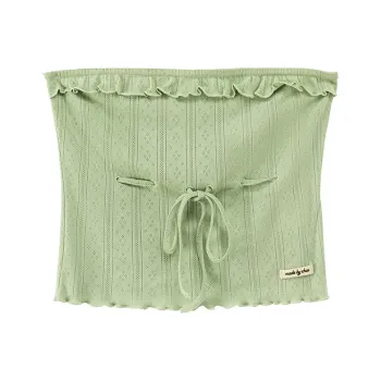 CHUU Tank Tops Women's Gray Pea Green