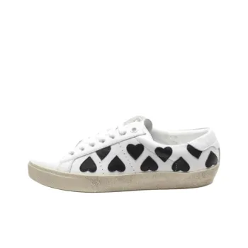 SAINT LAURENT Low Top Skateboard Shoes Women's White