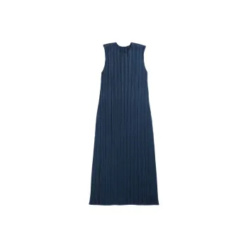 PLEATS PLEASE ISSEY MIYAKE Sleeveless Dress Women's Marine Blue