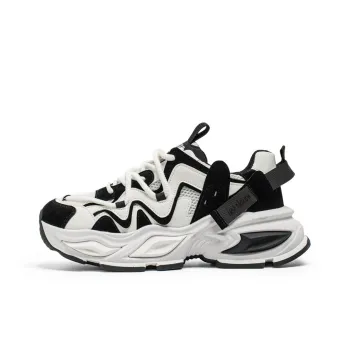 JANE HARLOW Slip Resistant, Abrasion Resistant, Breathable, Height Increasing Low Top Chunky Sneakers Men's