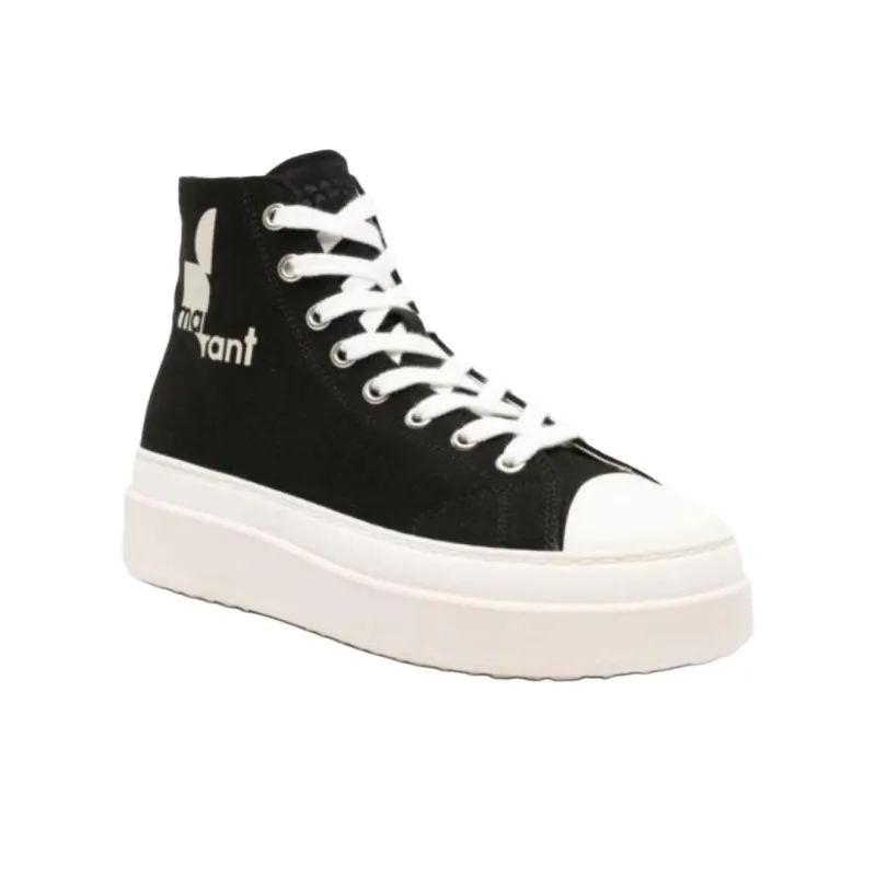 ISABEL MARANT High Top Skateboard Shoes Women's Black-2
