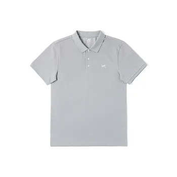 Lee SS25 Polo Shirt Unisex Lime Gray