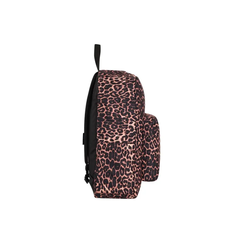 JanSport Polyester Backpack Regular Unisex Black And White Panther Print/Brown Leopard Print-2