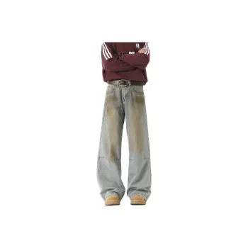 TELENT Jeans Unisex Vintage Blue