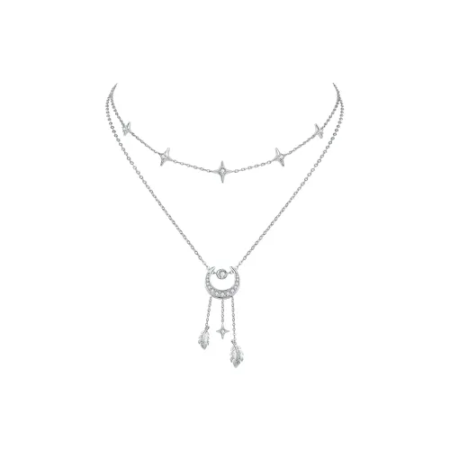 ZEGL Copper White Gold Plated Necklaces Women's