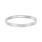 999 Fine Silver Crushed Ice Bangle (Silver Original Color)