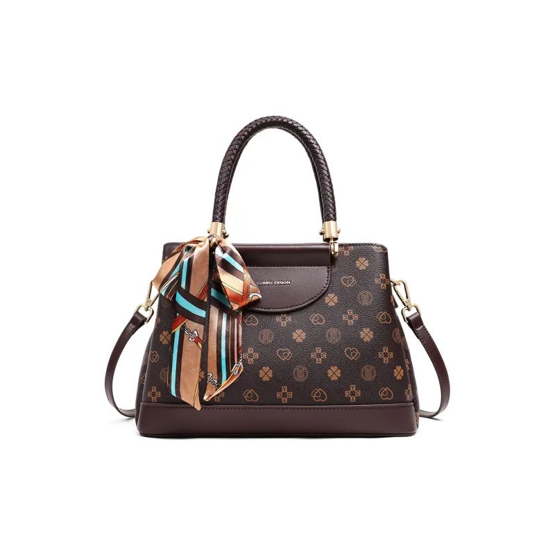 COMELY Synthetic Leather Shoulder Bag, Crossbody Bag, Handbag Regular Women's Coffee-10
