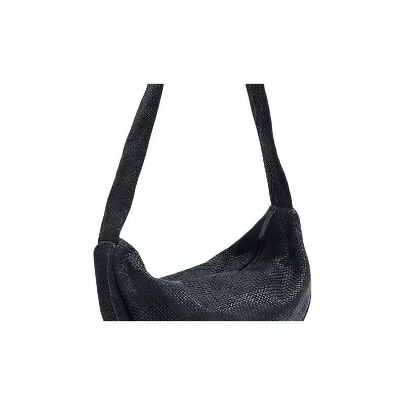 ST. AGNI Lambskin Crescent Bag Shoulder Bag Regular Women's Black-1