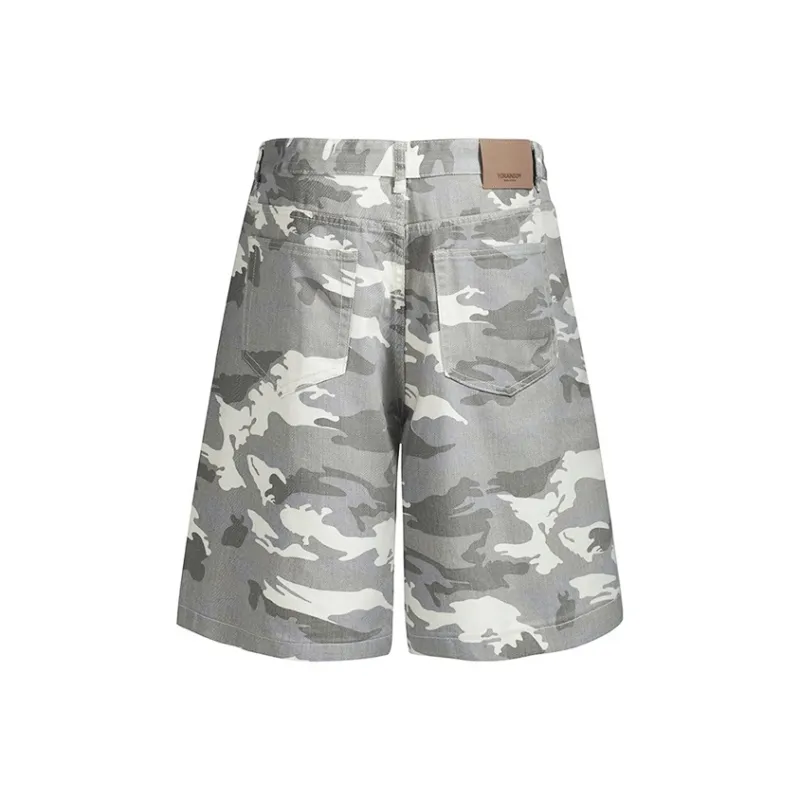YearnObtainRainbow Denim Shorts Unisex-1