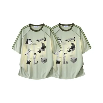 YOSICIL T Shirt Unisex Light Green