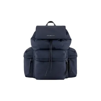 EMPORIO ARMANI Polyamide Backpack Men's Navy