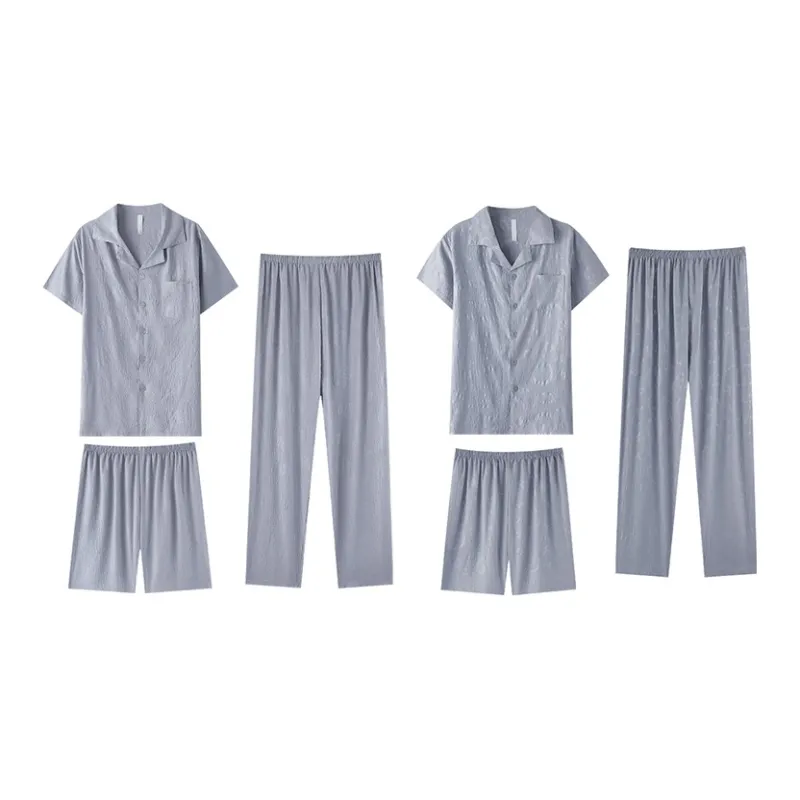Cotton Gene Pajama Set Men's Combo Set-12