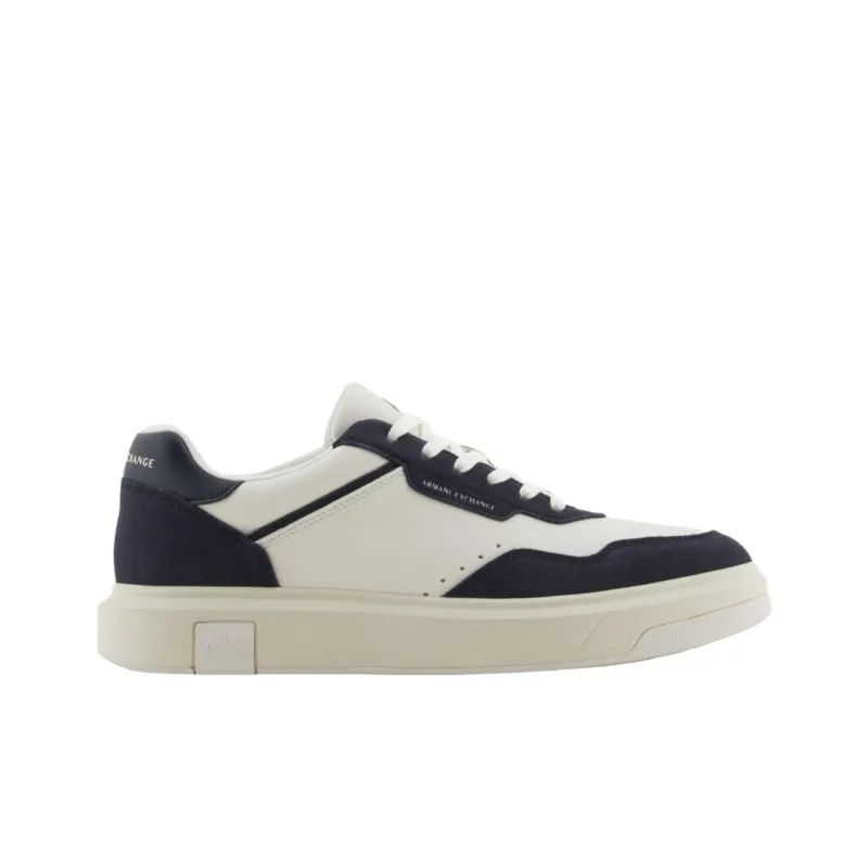 ARMANI EXCHANGEAE Low Top Skateboard Shoes Men's White-1