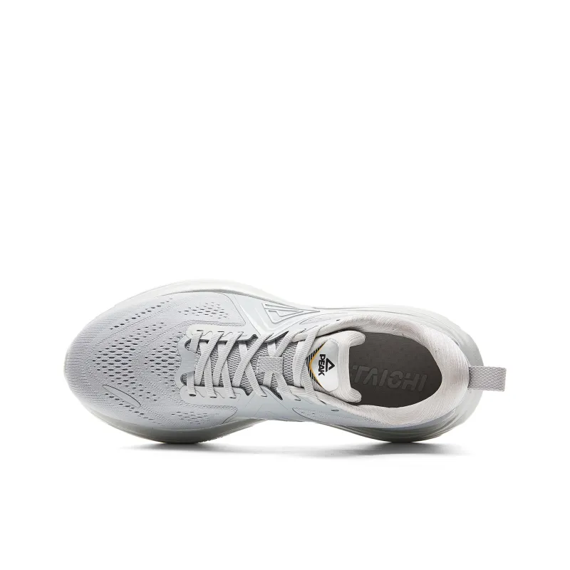 PEAK Cushioning, Slip Resistant, Rebound Low Top Running Shoes Men's White Gray-3