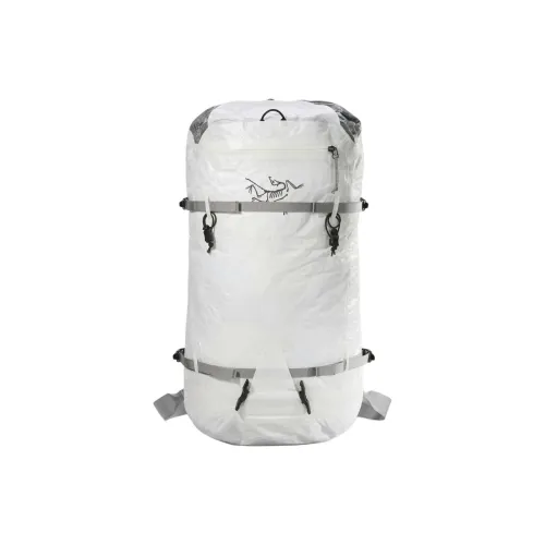 Arcteryx ALPHA Mountaineering Bag Outdoor Bag Polyethylene 30L Gray White Unisex