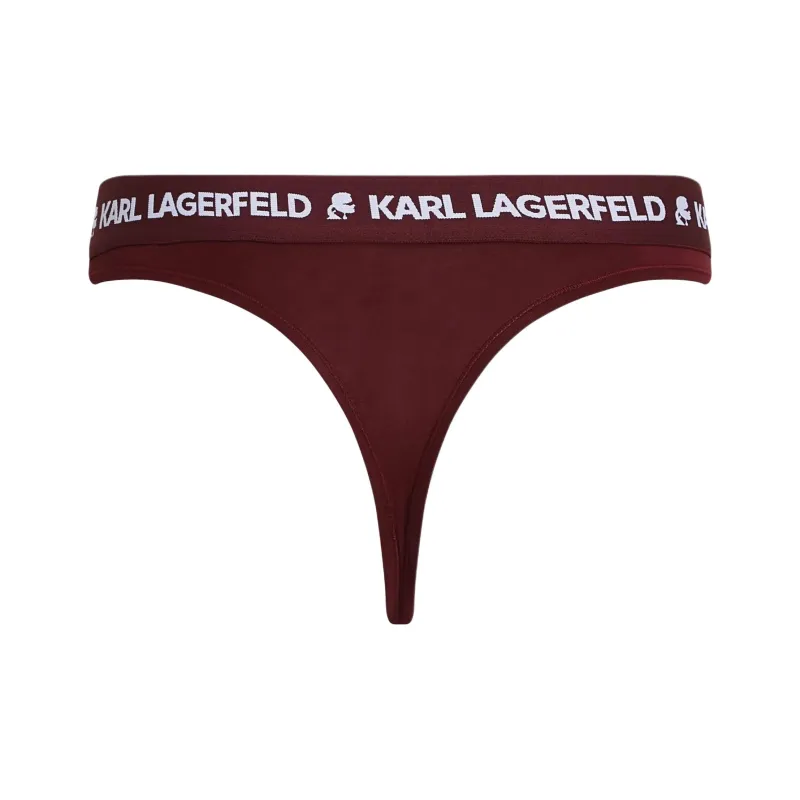 KARL LAGERFELD / Karl Lagerfeld Jeans Logo print Thongs Pack Of Three-2