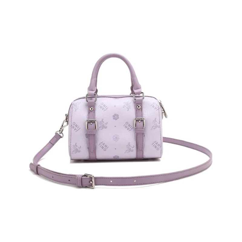 JANITINO PU Handbag Regular Women's Light Purple-1