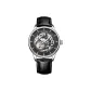 White Case Black Dial Leather Strap